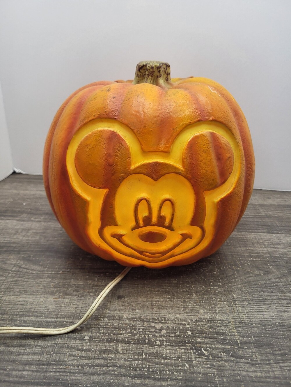 Micky Mouse Disney Trendmasters Halloween Pumpkin  Jack O Lantern Vintage
